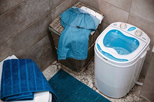 Pralko-wirówka turystyczna MS 8053 - kompaktowa, 3kg, wirowanie na Arena.pl