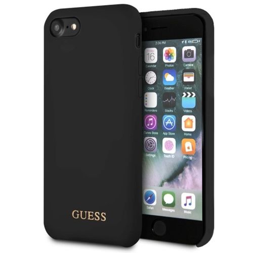 Guess Silicone - Etui iPhone 8 / 7 (czarny) na Arena.pl