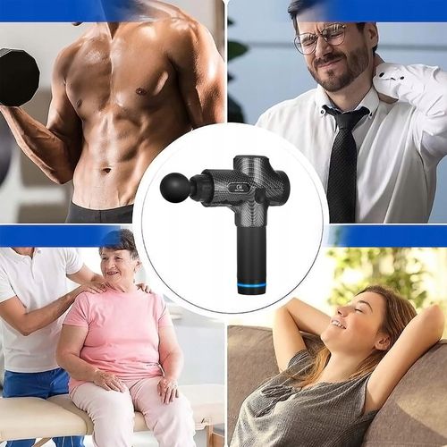 PISTOLET DO MASAŻU MASAŻER DO PLECÓW CIAŁA ANTYCELLULITOWY MASAŻER DO NÓG na Arena.pl
