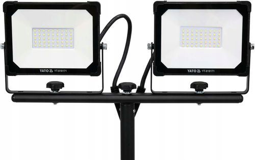 REFLEKTOR LED ZE STOJAKIEM HALOGEN 2x30W IP65 YATO na Arena.pl