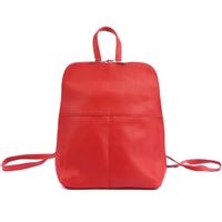 Skórzany damski plecak z kieszeniami od Voyager