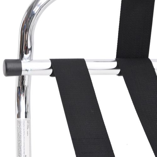 Stojak bagażowy z oparciem, srebrny, 56x39x52 cm na Arena.pl