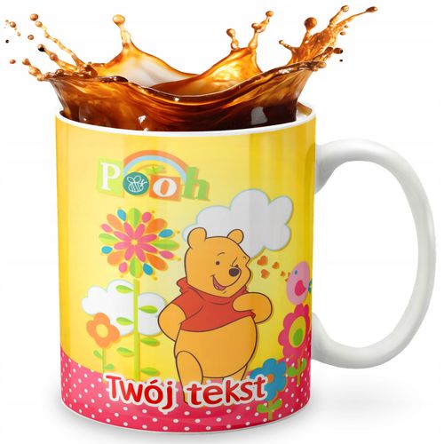 KUBEK 330ml GRAFIKA PREZENT ŚWIĘTA WZÓR - BAJKA KUBUŚ PUCHATEK + IMIĘ na Arena.pl