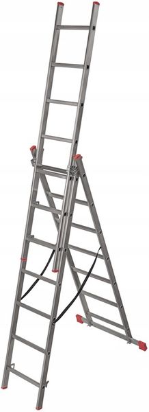Drabina aluminiowa Hillagi 3x7 zdjęcie 1