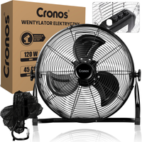 WENTYLATOR PODŁOGOWY MOCNY 120W DUŻY WIATRAK 45CM CYRKULATOR POWIETRZA