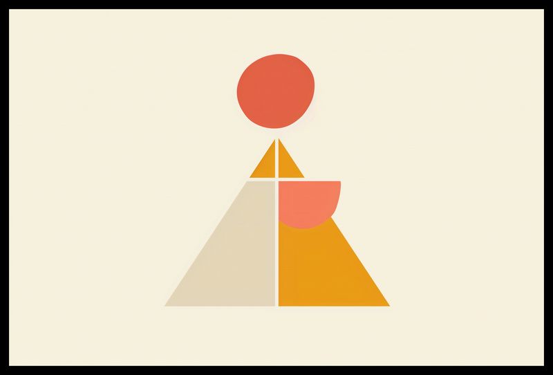 Plakat 60x40cm Piramida Równowagi zdjęcie 2