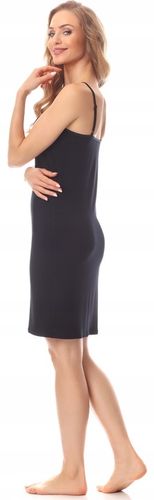 Merry Style Halka pod sukienkę koszula nocna 2-Pak MS10-203 Czarny/Beż XXL na Arena.pl