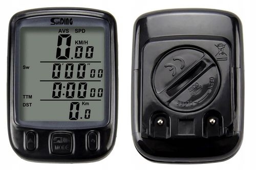 Licznik Rowerowy Na Rower Podświetlany Prędkościomierz Przewodowy + Uchwyt na Arena.pl