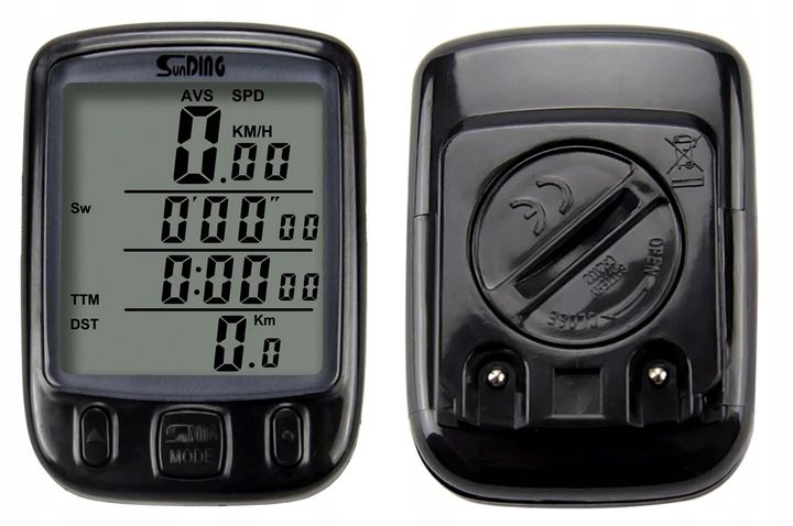 Licznik Rowerowy Na Rower Podświetlany Prędkościomierz Przewodowy + Uchwyt zdjęcie 4