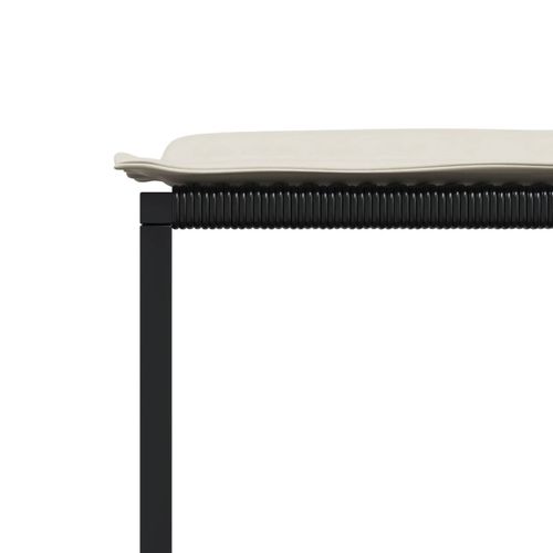 13-cz. zestaw mebli do ogrodu, poduszki, czarny, rattan PE na Arena.pl