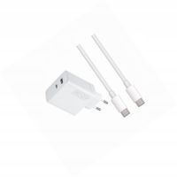 Szybka ładowarka 45W z długim kablem 2m 2 wejścia do Xiaomi 11T Pro 5G