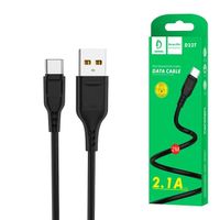 Denmen Kabel D23 USB - Typ-C 2.1A 12W 2m QC3.0 Czarny  D23T