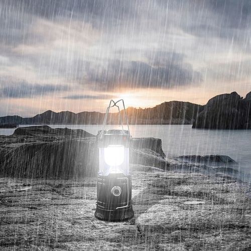 Lampa Solarna LED Latarka Turystyczna Biwakowa Akumulatorowa USB Powerbank na Arena.pl