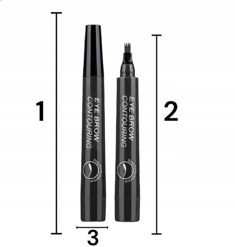 KREDKA DO BRWI MARKER EYEBROW CZARNY WODOODPORNY na Arena.pl