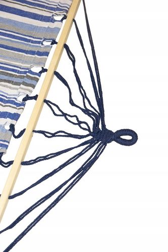 Płótno Do Hamaka Niebieskie 100x200 cm do Ogrodu Dekoracja Relaks Hamak na Arena.pl