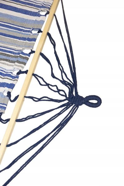 Płótno Do Hamaka Niebieskie 100x200 cm do Ogrodu Dekoracja Relaks Hamak zdjęcie 5