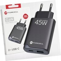 Szybka ładowarka GAN 45W 2 porty kostka do Vivo X300 Pro 5G