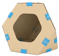 Domek modułowy dla kota z trójwarstwowej tektury Collar Telepet 44x44x37cm