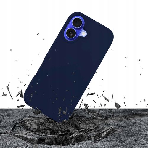 Apple iPhone 16 - 3mk Silicone Case Dark Navy na Arena.pl