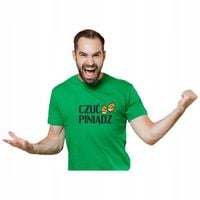 Koszulka z nadrukiem napis PREZENT CZUĆ PINIĄDZ