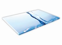 SZKLANA DESKA KUCHENNA 60x20 332c Woda