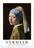 Plakat cyfrowy do wydruku Dziewczyna z perłą Jan Vermeer