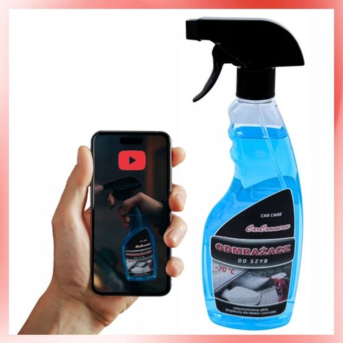Odmrażacz do Szyb Samochodowy Atomizer 500 ml -70 C do Wycieraczek i na Arena.pl