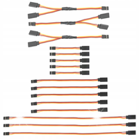 16-częściowy serwo RC 1-do-2 kabel Y 75/150/300 mm | JR/Futaba Uniwersalny