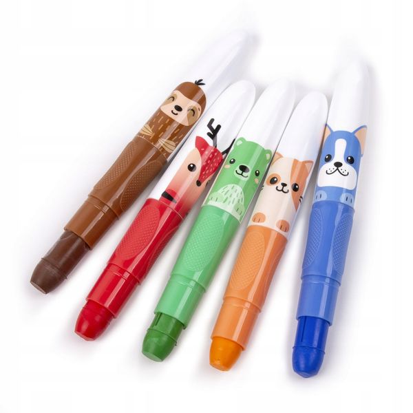 Kredki Żelowe 10Kol Kidea 5385 zdjęcie 9