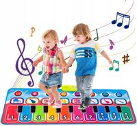 MATA MUZYCZNA EDUKACYJNA PIANINKO DUŻA DLA DZIECI NAGRYWA