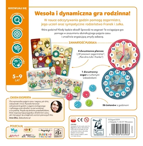 Gra edukacyjna. Zegar zdjęcie 4