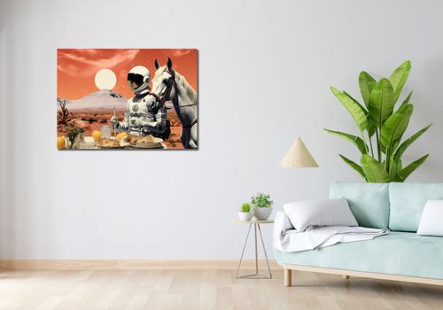 Obraz 100x70cm Obiad na Marsie na Arena.pl