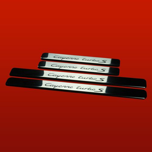 Listwa progowa PORSCHE CAYENNE 955 TURBO S Stal nierdzewna 304 połysk 4szt na Arena.pl