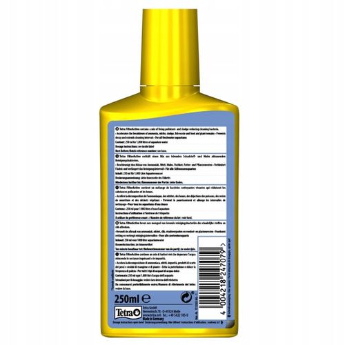 TETRA FILTER ACTIVE BACTERIA 250ml BAKTERIE DO AKWARIUM na Arena.pl