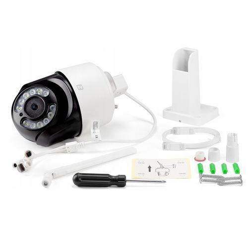 ZEWNĘTRZNA KAMERA OBROTOWA IP 8MPx UHD 2160p 4K WiFi 4xZOOM na Arena.pl