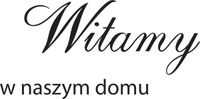 100X50CM WITAMY NASZYM DOMU NAKLEJKA