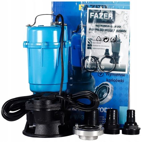 POMPA DO WODY CZYSTEJ BRUDNEJ SZAMBA SZLAMOWA ROZDRABNIACZ 3200W + WĄŻ 30M na Arena.pl