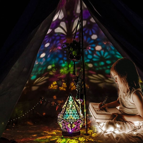 Zjawiskowa LAMPKA NOCNA BOHEMIA DIAMENT PROJEKTOR na Arena.pl