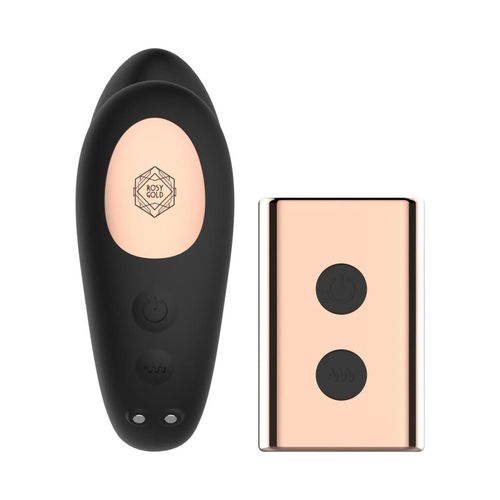 Rosy Gold – C-Shape Vibrator With Luxury Charging Case – Black na Arena.pl