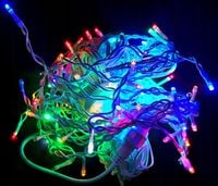 SOPLE LAMPKI CHOINKOWE 100 SZT MULTIKOLOR + FLASH