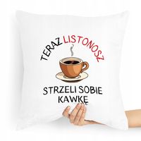 Poduszka Prezent Dla Listonosza Strzeli Sobie Z Nadrukiem Ze Zdjęciem