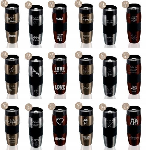 Kubek termiczny z grawerem na prezent do kawy na Arena.pl