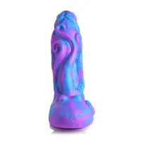 xr brands octophallus model silikonowy fioletowo-niebieski 22 cm