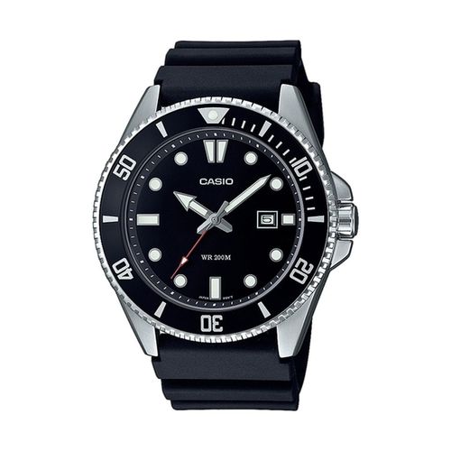 Zegarek Męski Casio MDV-107D-1A1VEF Czarny Srebrzysty (Ø 46 mm) na Arena.pl
