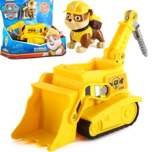 PSI PATROL RUBBLE FIGURKA POJAZD SPYCHACZ BULDOŻER na Arena.pl