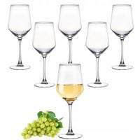 2 x Kieliszki do wina 510 ml bezbarwne grube szkło Olbia MG Home