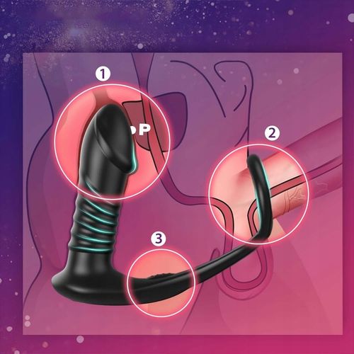 Ulepszony teleskopowy masażer prostaty13 funkcjami na Arena.pl