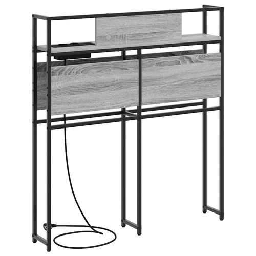 Zagłówek do przechowywania z półką Szary dąb sonoma 100 cm na Arena.pl