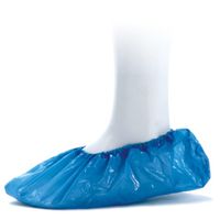 Ochraniacze na obuwie foliowe niebieskie jednorazowe 100 sztuk