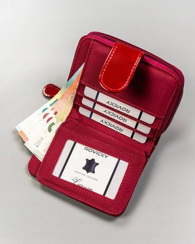 klasyczny, pojemny portfel damski ze skóry ekologicznej - 4u cavaldi na Arena.pl